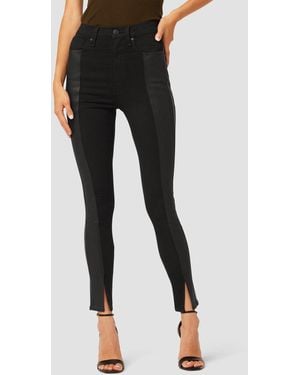 Hudson Jeans Centerfold Extreme High-rise Super Skinny Ankle Jean - Black