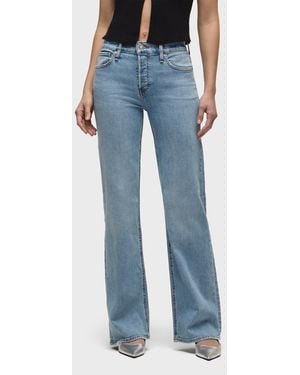 Hudson Jeans Rosie High-rise Wide Leg Petite - Blue