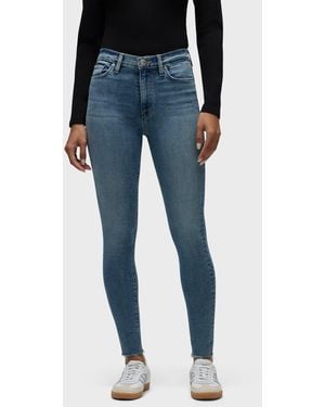 Hudson Jeans Barbara High-rise Super Skinny Ankle Jean - Blue