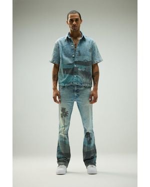 Hudson Jeans Walker Kick Flare - Blue