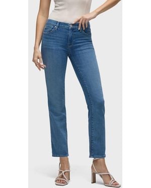 Hudson Jeans Nico Mid-rise Straight Ankle Jean - Blue