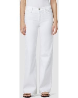 Hudson Jeans Rosie High-rise Wide Leg Jean - White