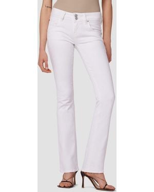 Hudson Jeans Beth Flap Pocket Baby Bootcut Petite - White