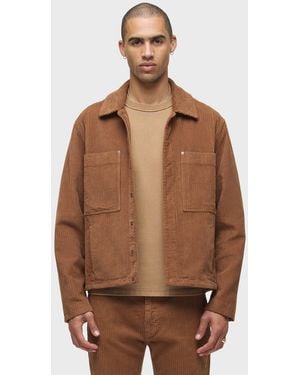 Hudson Jeans Corduroy Work Jacket - Brown