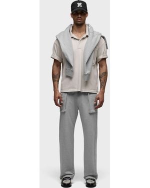 Hudson Jeans Straight Leg French Terry Sweatpant - Gray
