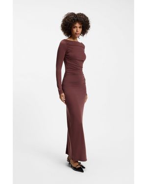 HUGO Slim-Fit Jersey Dress - Red