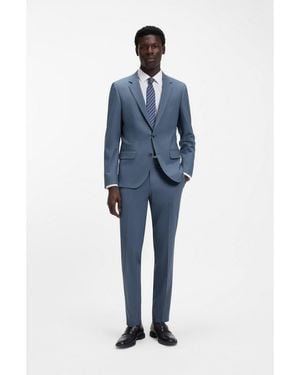 HUGO Two-Piece Slim-Fit Suit - Blue