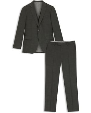 BOSS Three-Piece Slim-Fit Suit - Black