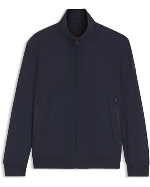 BOSS Veste Déperlante En Softshell À Manches Détachables - Bleu