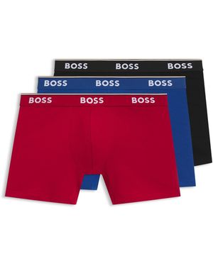 BOSS Three-Pack Of Boxer Briefs - Red