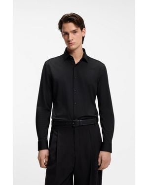 HUGO Slim-Fit Shirt - Black
