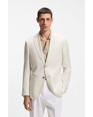 BOSS Slim-Fit Blazer - White