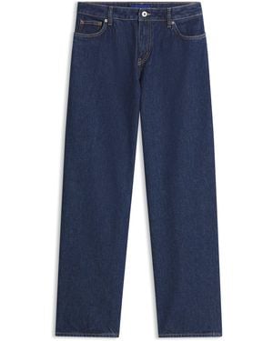 HUGO Baggy-Fit Jeans Van Stevig Blauw Denim