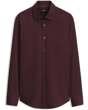 BOSS Camicia Regular Fit - Viola