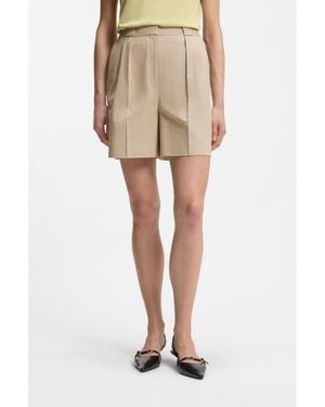 HUGO Relaxed-Fit Shorts - Natural