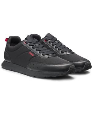 HUGO Black Men's Sneakers Size 9