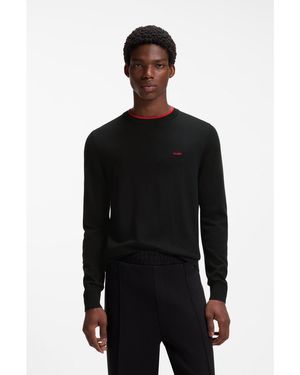 HUGO Regular-Fit Jumper - Black