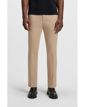 BOSS Slim-Fit Trousers - Brown