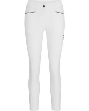 BOSS Equestrian Full-Grip Breeches - White