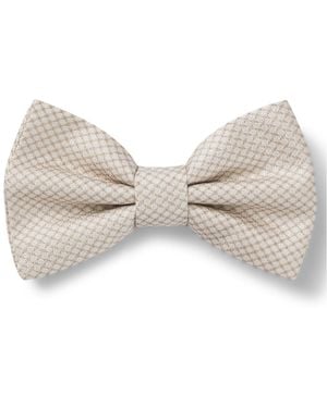 BOSS Silk Bow Tie - White