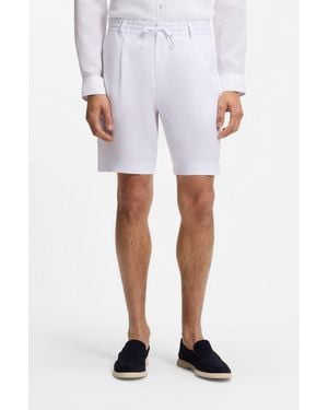 BOSS Tapered-Fit Shorts - Blue