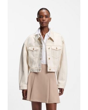 HUGO Relaxed-Fit Jacket - Natural