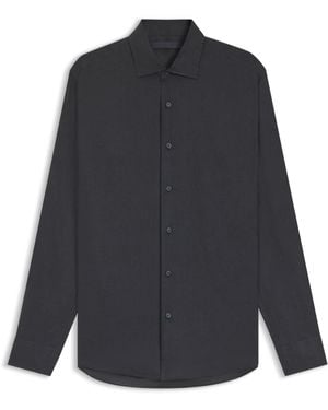 BOSS Regular-Fit Overhemd Van Linnen Uit De Beckham X -Collectie - Blauw