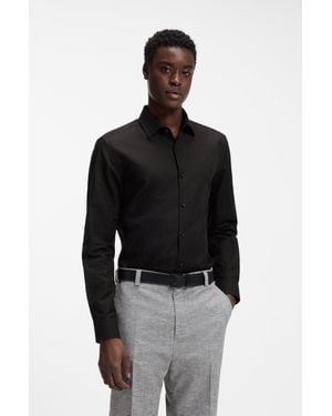 HUGO Black Men's Shirts Size 15