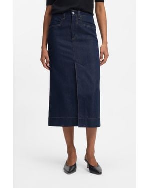 BOSS Dark Blue Women's Casual Skirts Size 4