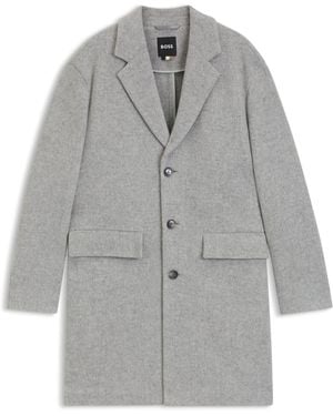 BOSS Relaxed-Fit Mantel - Grijs