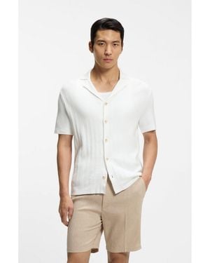 BOSS Regular-Fit Cardigan - White