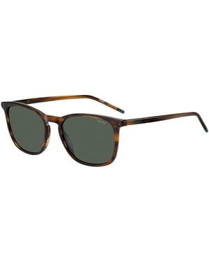 HUGO Horn Sunglasses With Logo Details - Green