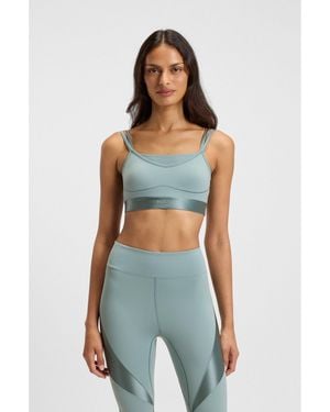 BOSS Active Sports Top With Mesh Insert - Blue