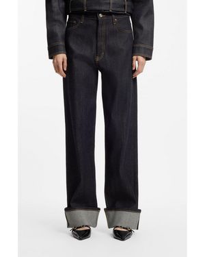 HUGO Wide-Leg Jeans - Black