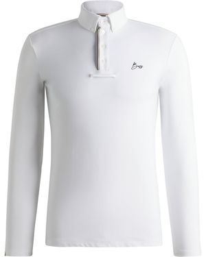 BOSS Equestrian Show Shirt - White