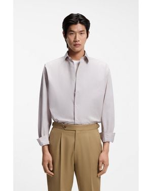 BOSS Relaxed-Fit Shirt - Grey