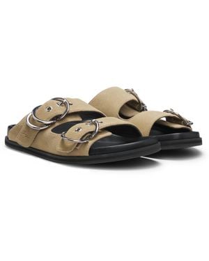 BOSS Chanclas De Ante Con Dos Correas Con Hebilla - Neutro
