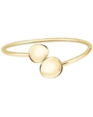 BOSS Tone Bangle With Pebble-Style Nuggets - Metallic