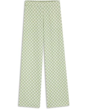 HUGO Pantalones Relaxed Fit Con Estampado Integral - Verde