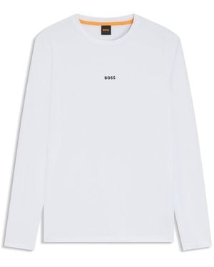 BOSS Long-Sleeved T-Shirt - White