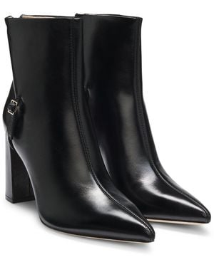 BOSS Pointed-Toe Boots - Black