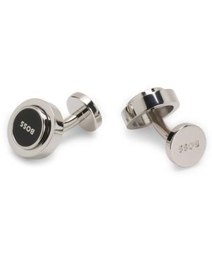 BOSS Ronde Manchetknopen - Metallic
