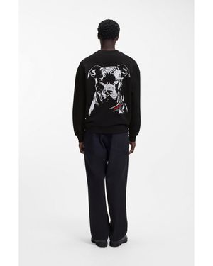 HUGO Relaxed-Fit Sweatshirt - Black