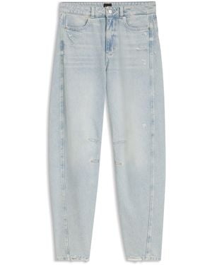 BOSS Vaqueros Relaxed Fit Con Pernera Tipo Globo - Azul