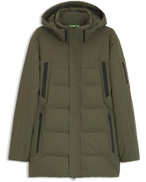 BOSS Parka Repelente Al Agua Con Relleno De Plumón - Verde