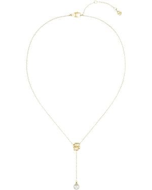 BOSS Tone Necklace With Double B Monogram - White