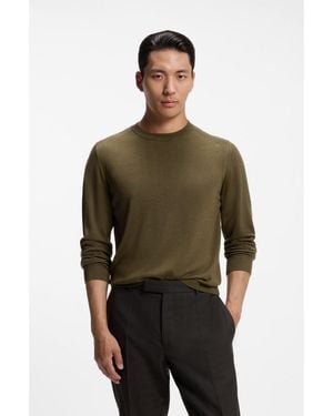 BOSS Knitted Jumper - Green