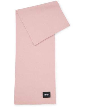 HUGO Knitted Scarf - Pink