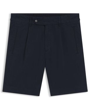 HUGO Short Chino Coupe Droite En Coton Mercerisé - Bleu
