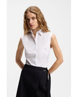 BOSS White Women's Business Blouses Size 4